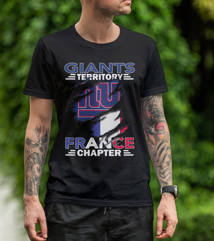 New York Giants Territory France Chapter T-Shirt