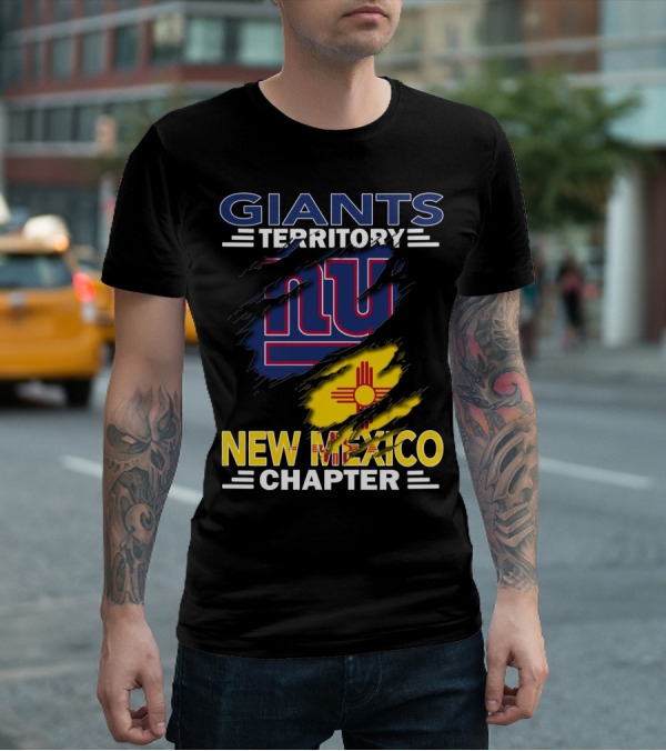 Giants Territory New Mexico Chapter NY Logo And Zia T-Shirt