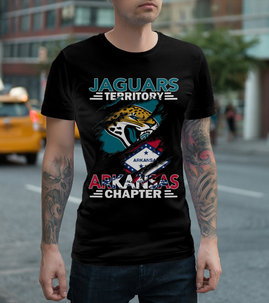 Jaguars Territory Arkansas Chapter Arkansas Flag Jaguar T-Shirt