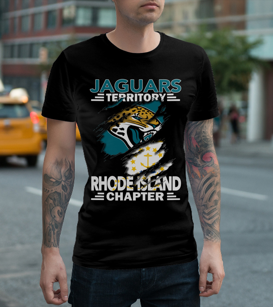 Jaguars Territory Rhode Island Chapter With Fierce Jaguar T-Shirt