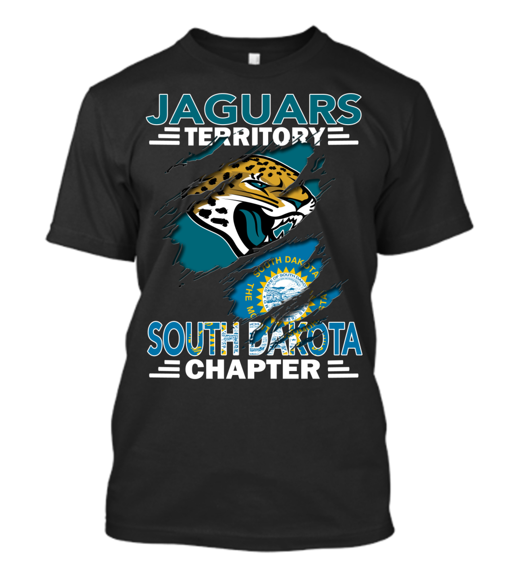 Jaguars Territory South Dakota Chapter The Mount Rushmore State T-Shirt