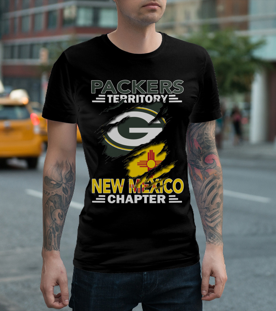 Packers Territory New Mexico Chapter G Logo and Zia T-Shirt