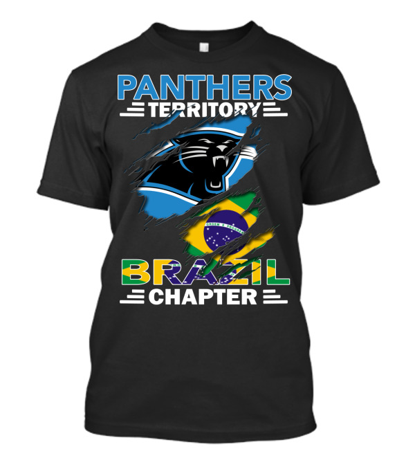 Panthers Territory Brazil Chapter Flag And Panther T-Shirt