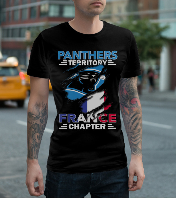 Panthers Territory France Chapter Flag T-Shirt
