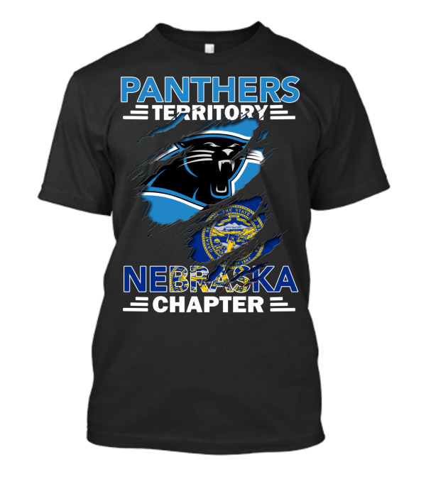 Panthers Territory Nebraska Chapter State Seal And Panther T-Shirt