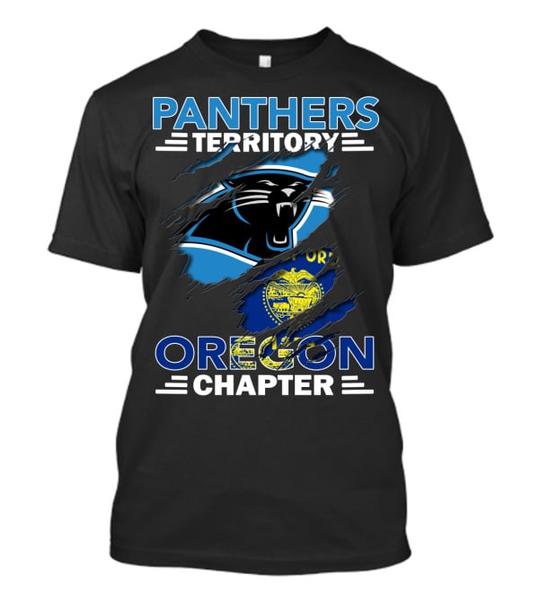 Panthers Territory Oregon Chapter Football T-Shirt