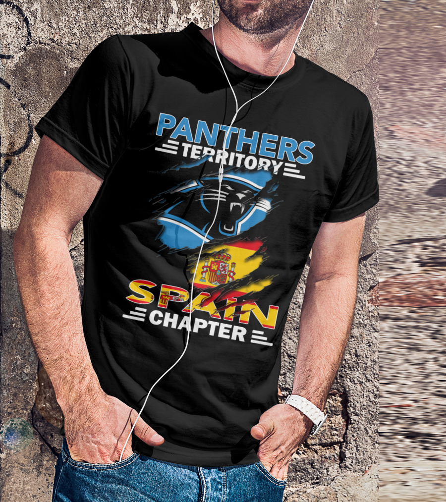 Panthers Territory Spain Chapter Flag T-Shirt