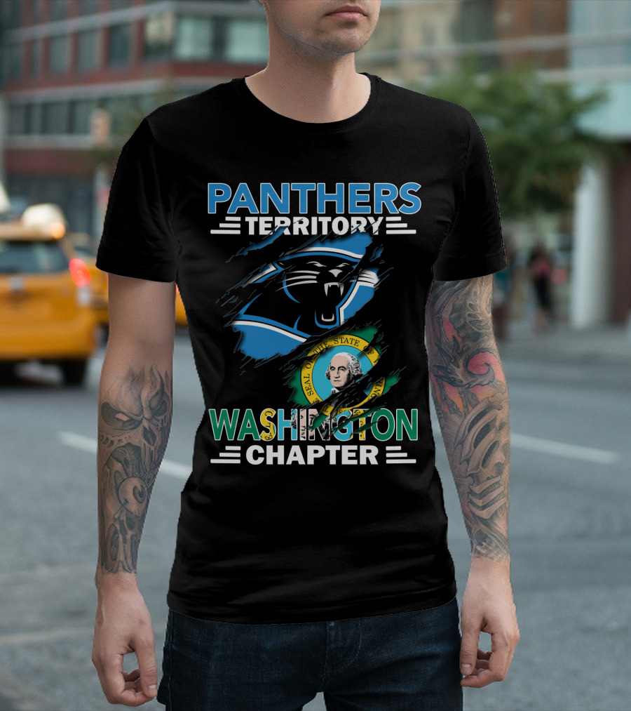 Panthers Territory Washington Chapter Seal T-Shirt