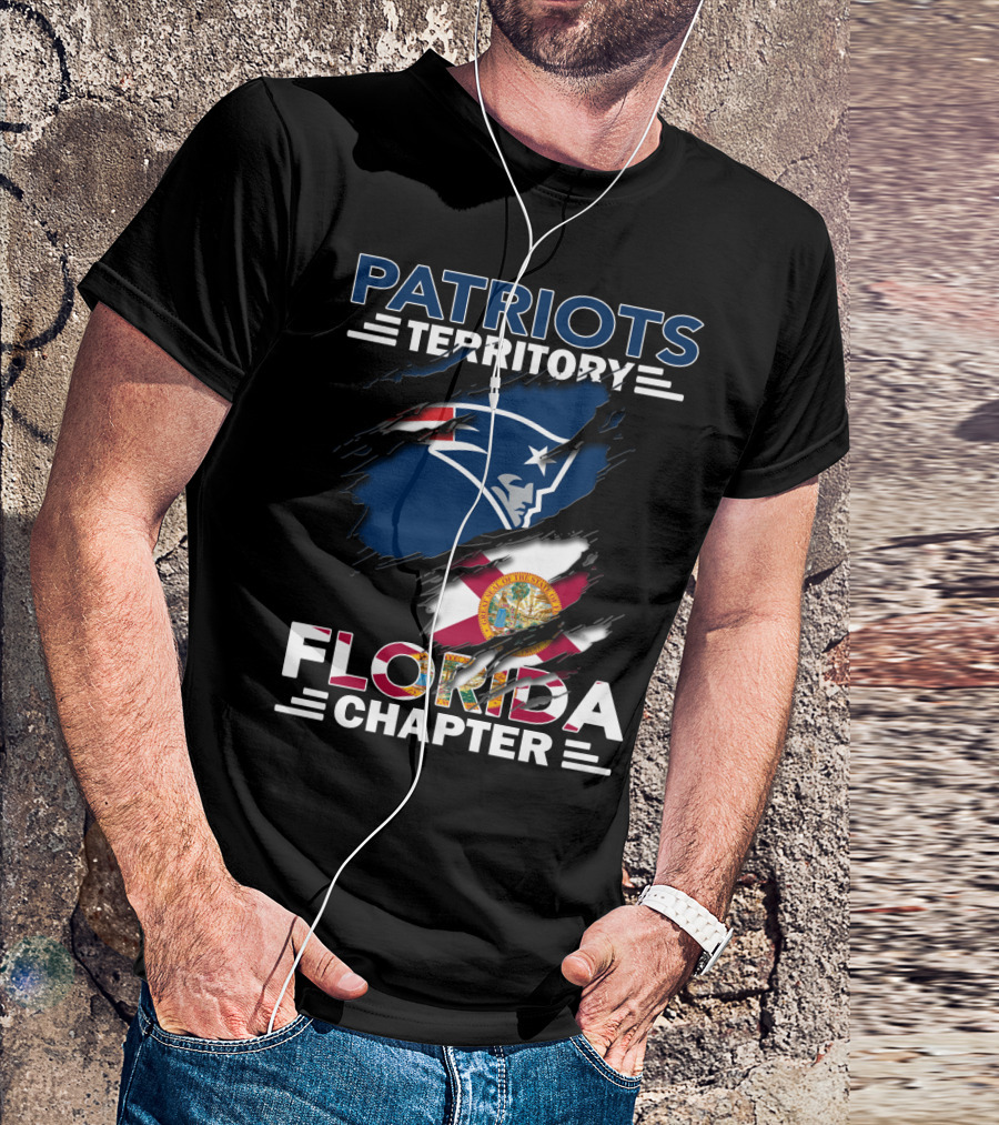 PATRIOTS TERRITORY FLORIDA CHAPTER FLAG LOGO INSPIRED T-Shirt