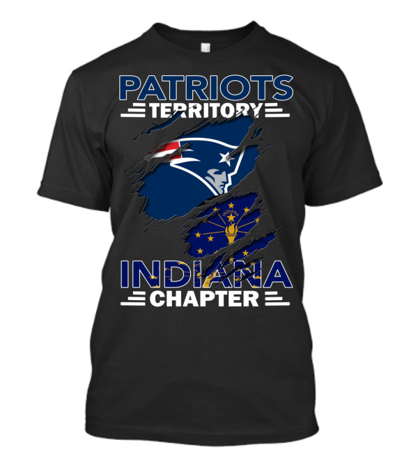 Patriots Territory Indiana Chapter New England Patriots Fan Club T-Shirt