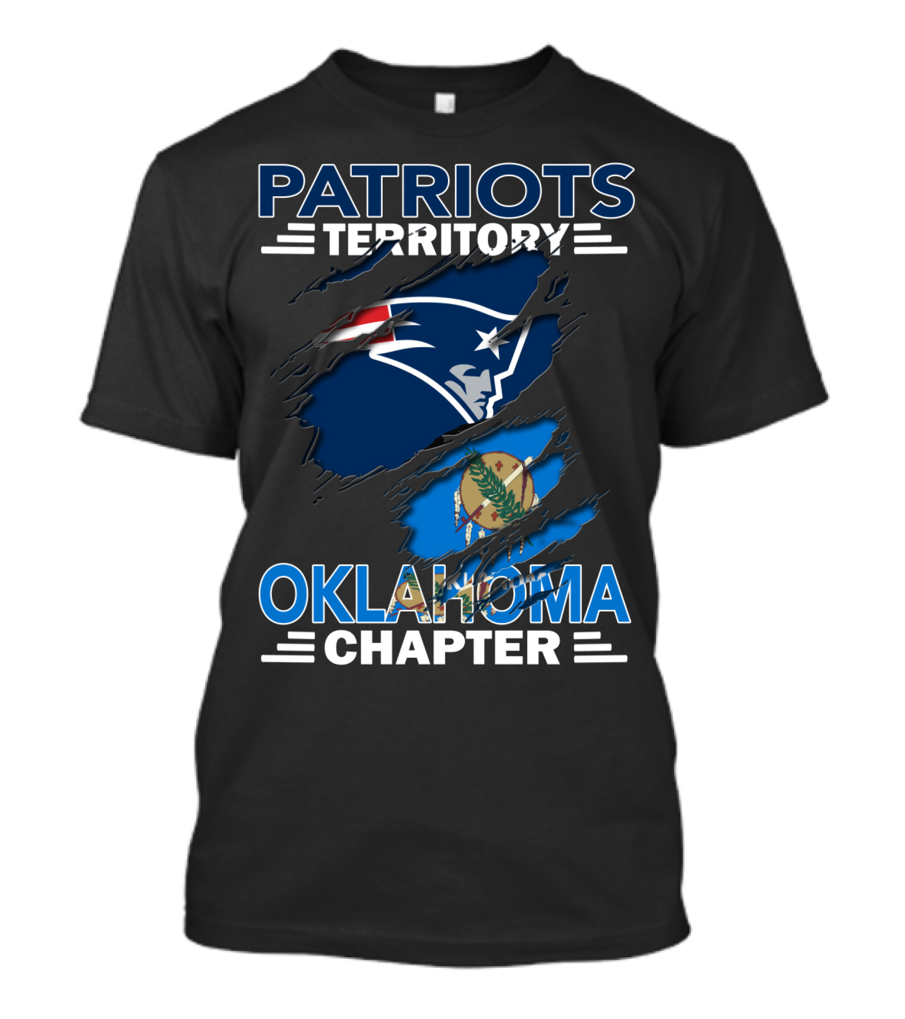 PATRIOTS TERRITORY OKLAHOMA CHAPTER FLAG T-Shirt