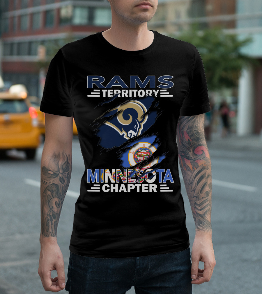 Rams Territory Minnesota Chapter State Symbol T-Shirt
