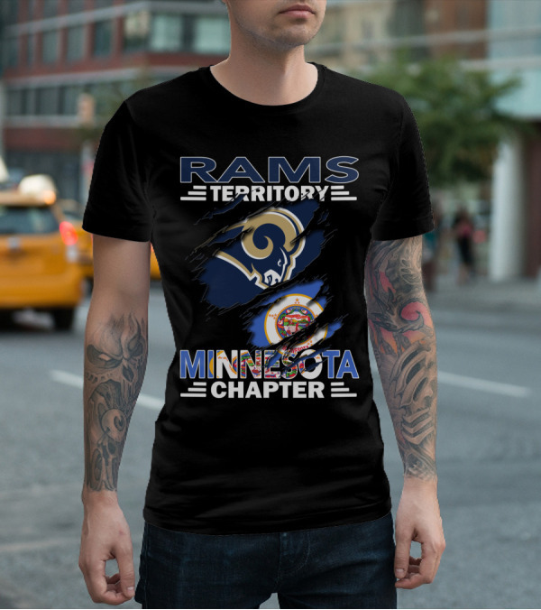 Rams Territory Minnesota Chapter State Symbol T-Shirt