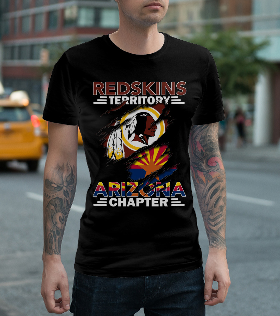 Redskins Territory Arizona Chapter Flag T-Shirt