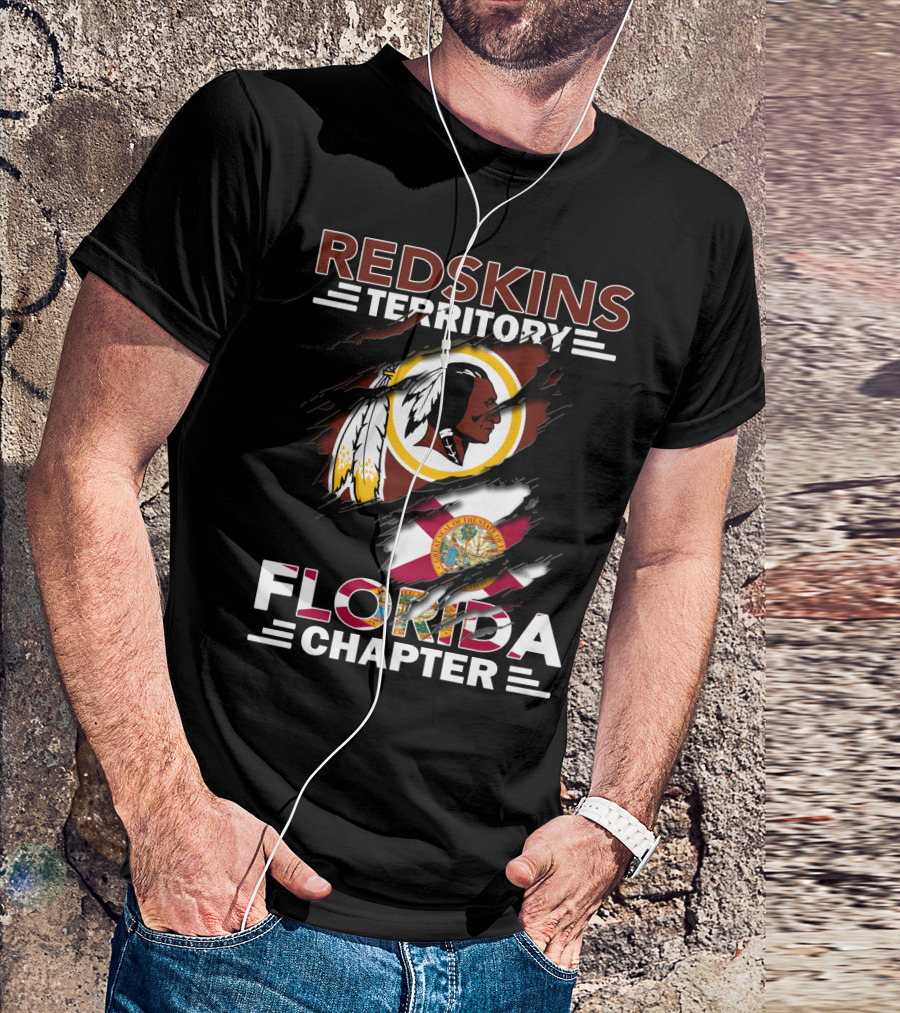 Redskins Territory Florida Chapter Washington Football Team Fan Base T-Shirt
