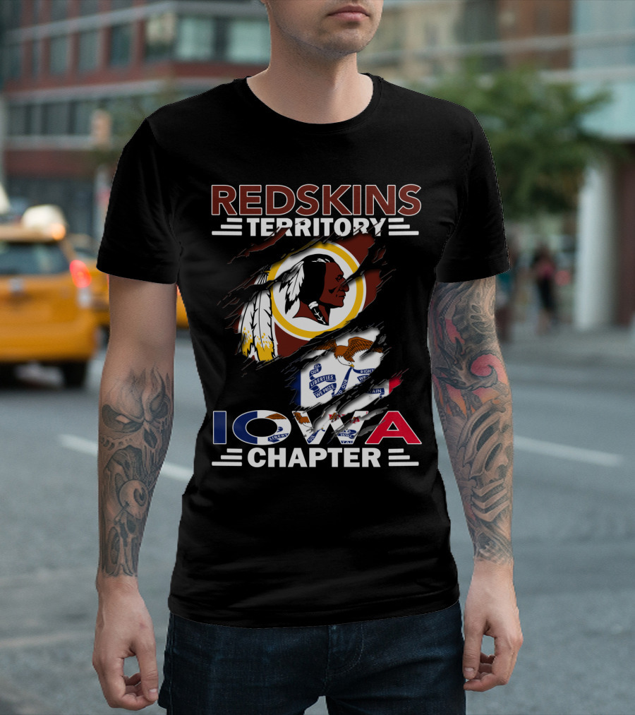 Redskins Territory Iowa Chapter Football Fan Community T-Shirt