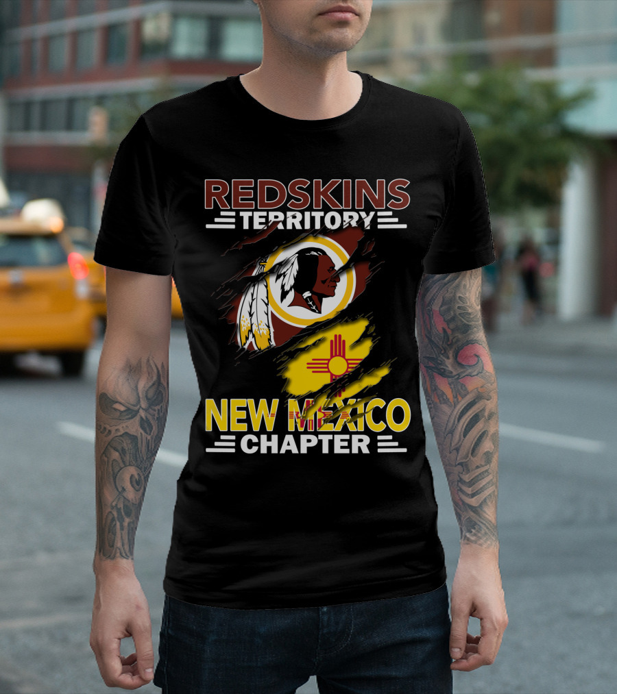 Redskins Territory New Mexico Chapter Flag T-Shirt