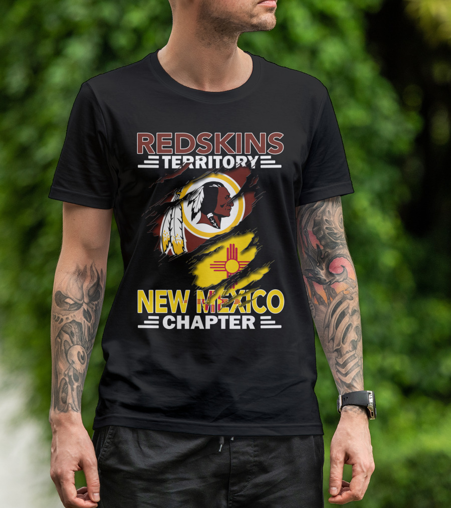 Redskins Territory New Mexico Chapter Flag T-Shirt