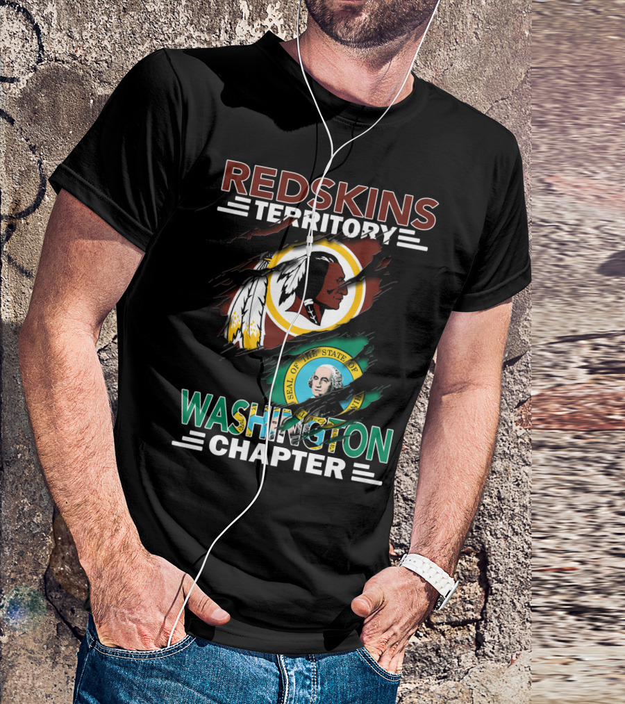 Redskins Territory Washington Chapter Seal Of The State Of Washington T-Shirt