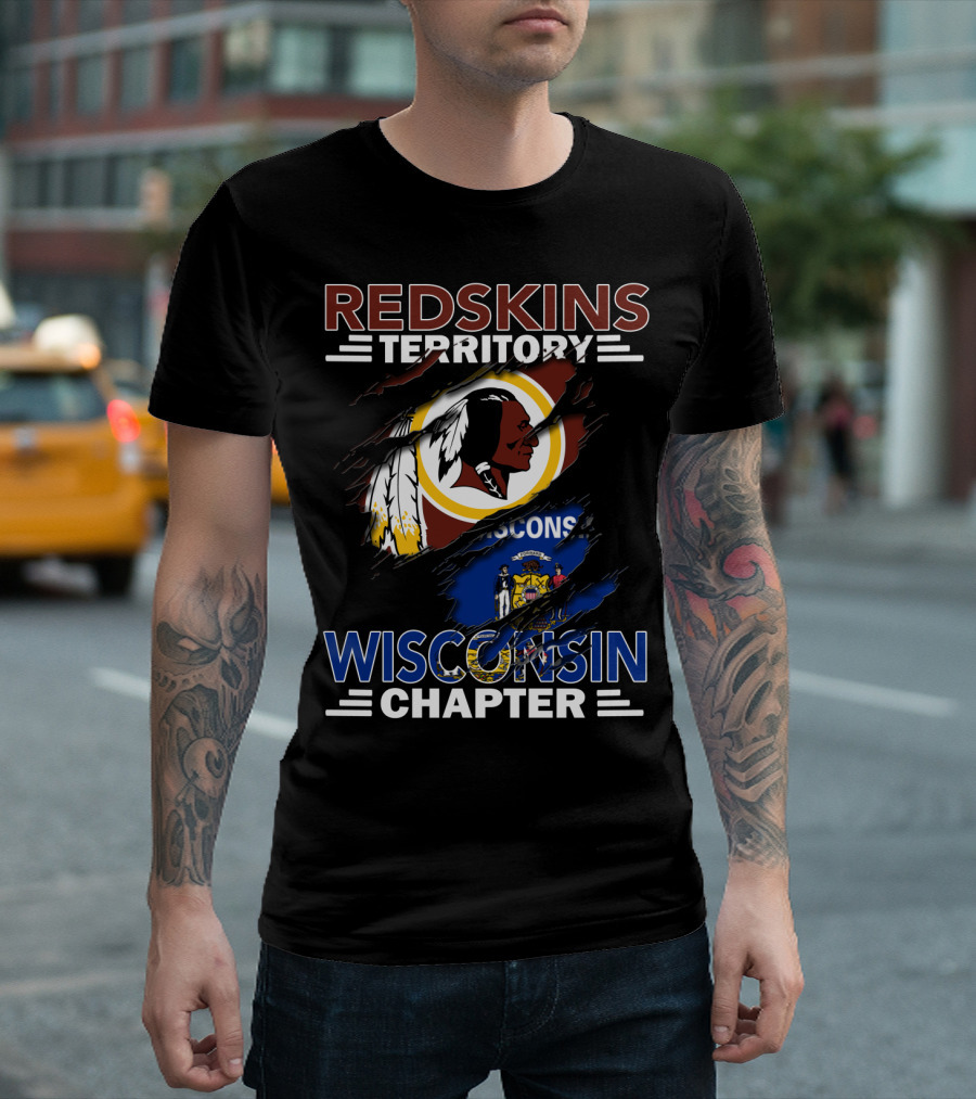 Redskins Territory Wisconsin Chapter Flag T-Shirt