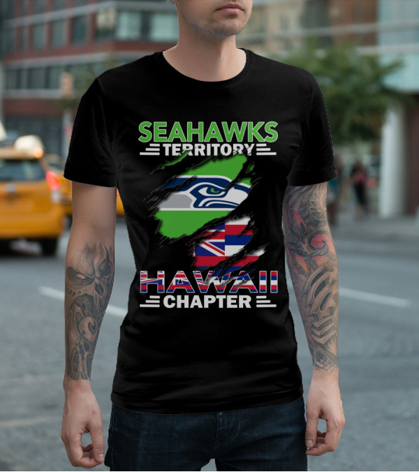 Seahawks Territory Hawaii Chapter Seattle Pride Hawaiian Connection T-Shirt