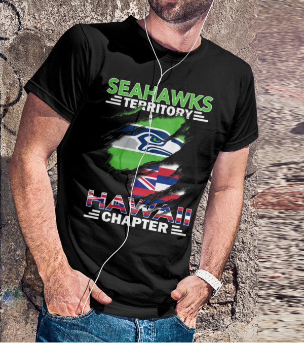 Seahawks Territory Hawaii Chapter Seattle Pride Hawaiian Connection T-Shirt