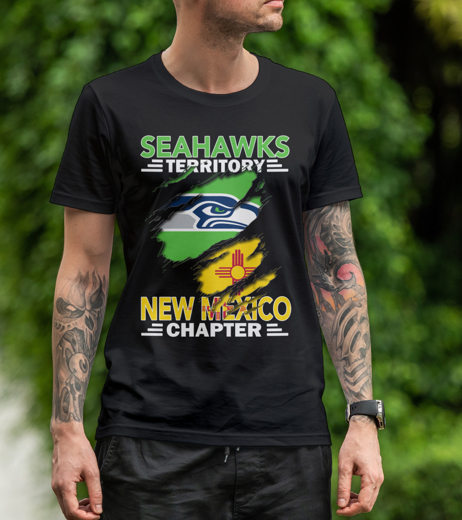 Seahawks Territory New Mexico Chapter Football Fan Zone T-Shirt