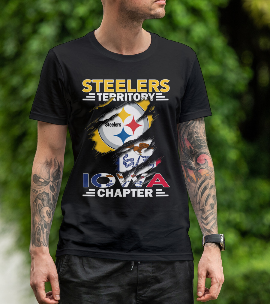 Steelers Territory Iowa Chapter Fanbase T-Shirt