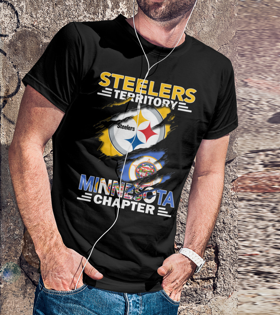Steelers Territory Minnesota Chapter Logos And Symbols T-Shirt