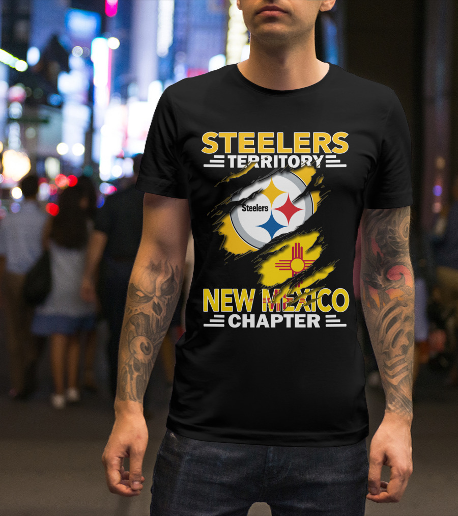 Steelers Territory New Mexico Chapter Steelers Symbol Zia Sun T-Shirt