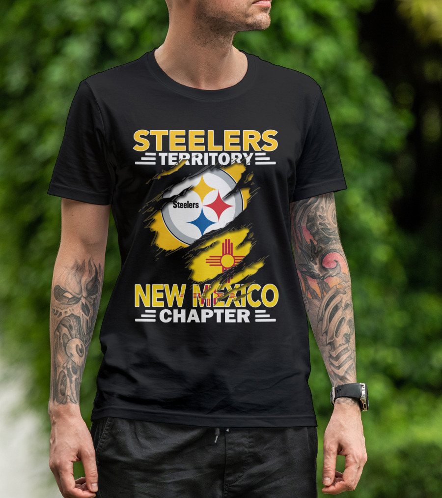 Steelers Territory New Mexico Chapter Steelers Symbol Zia Sun T-Shirt