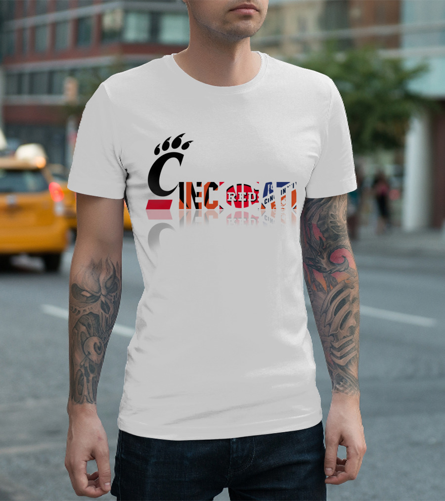 Cincinnati Bearcats Reds Bengals FC Cincinnati T-Shirt