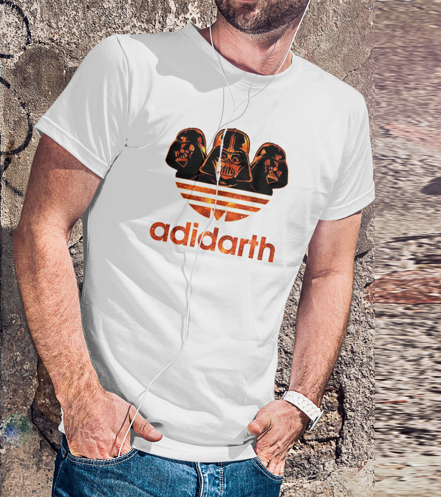 Adidarth Darth Vader Logo Orange Trio T-Shirt