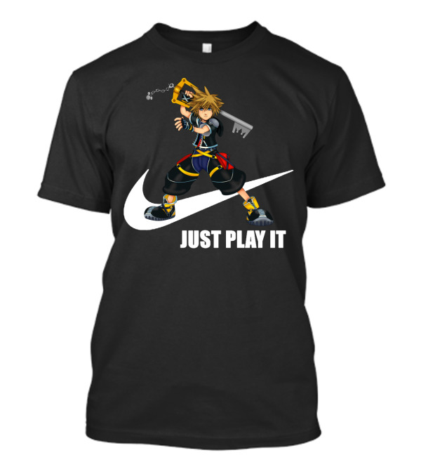 Just Play It Kingdom Hearts Sora Keyblade T-Shirt