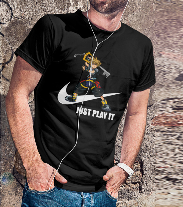 Just Play It Kingdom Hearts Sora Keyblade T-Shirt