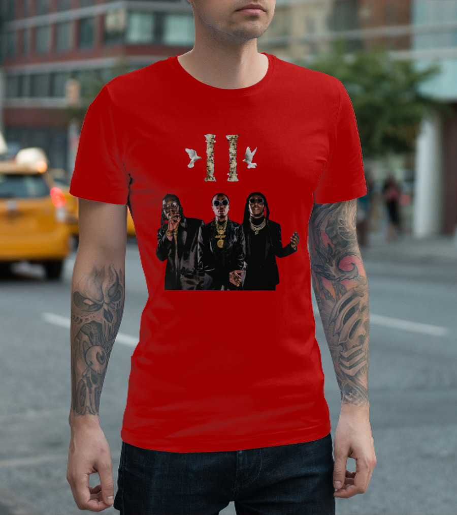 Migos Culture II Album Red Cover T-Shirt