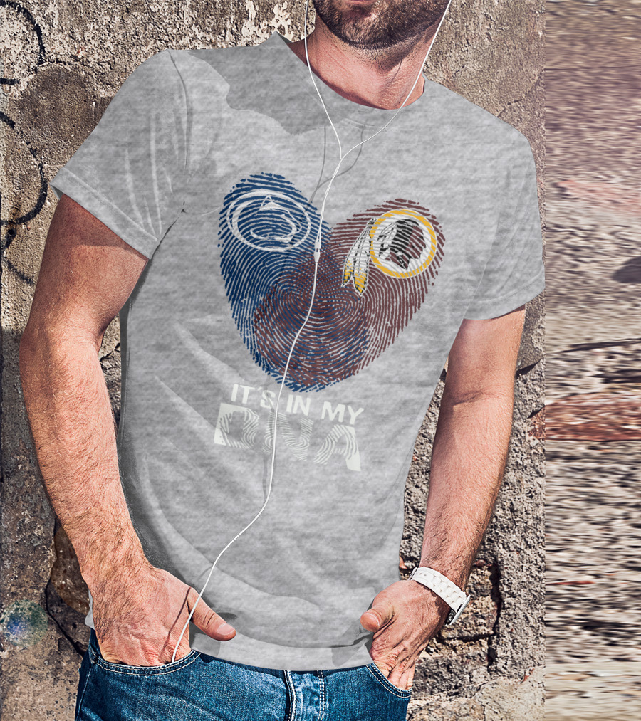Penn State Nittany Lions Washington Redskins It's In My Dna T-Shirt