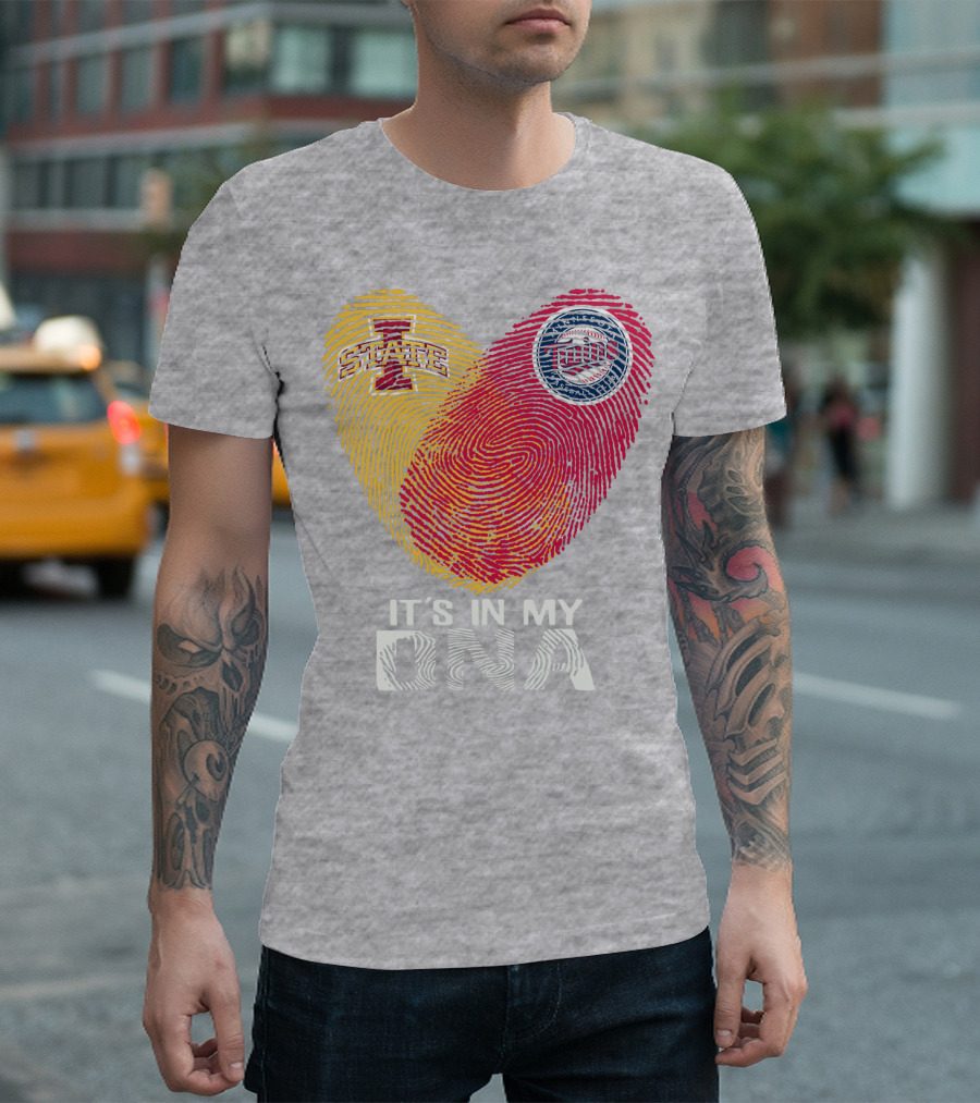 It's In My DNA Iowa State Twins T-Shirt
