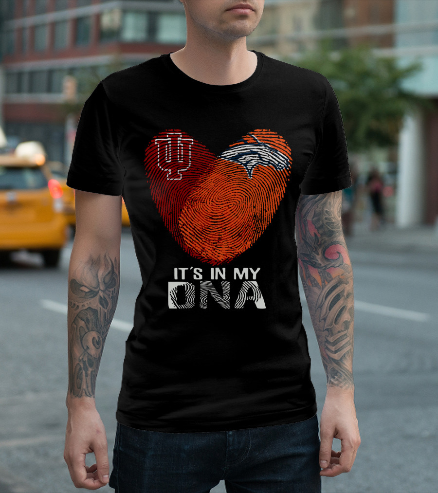 Denver Broncos Hoosiers It's In My Dna T-Shirt