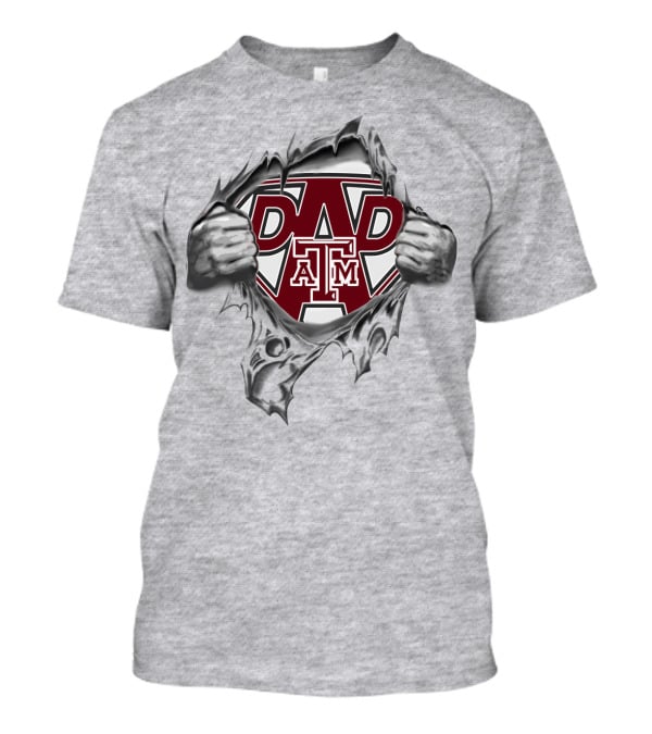 Texas A&M Aggies Super Dad Hero T-Shirt