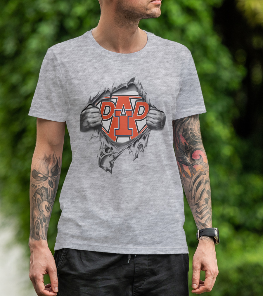 Illini Dad Superman T-Shirt