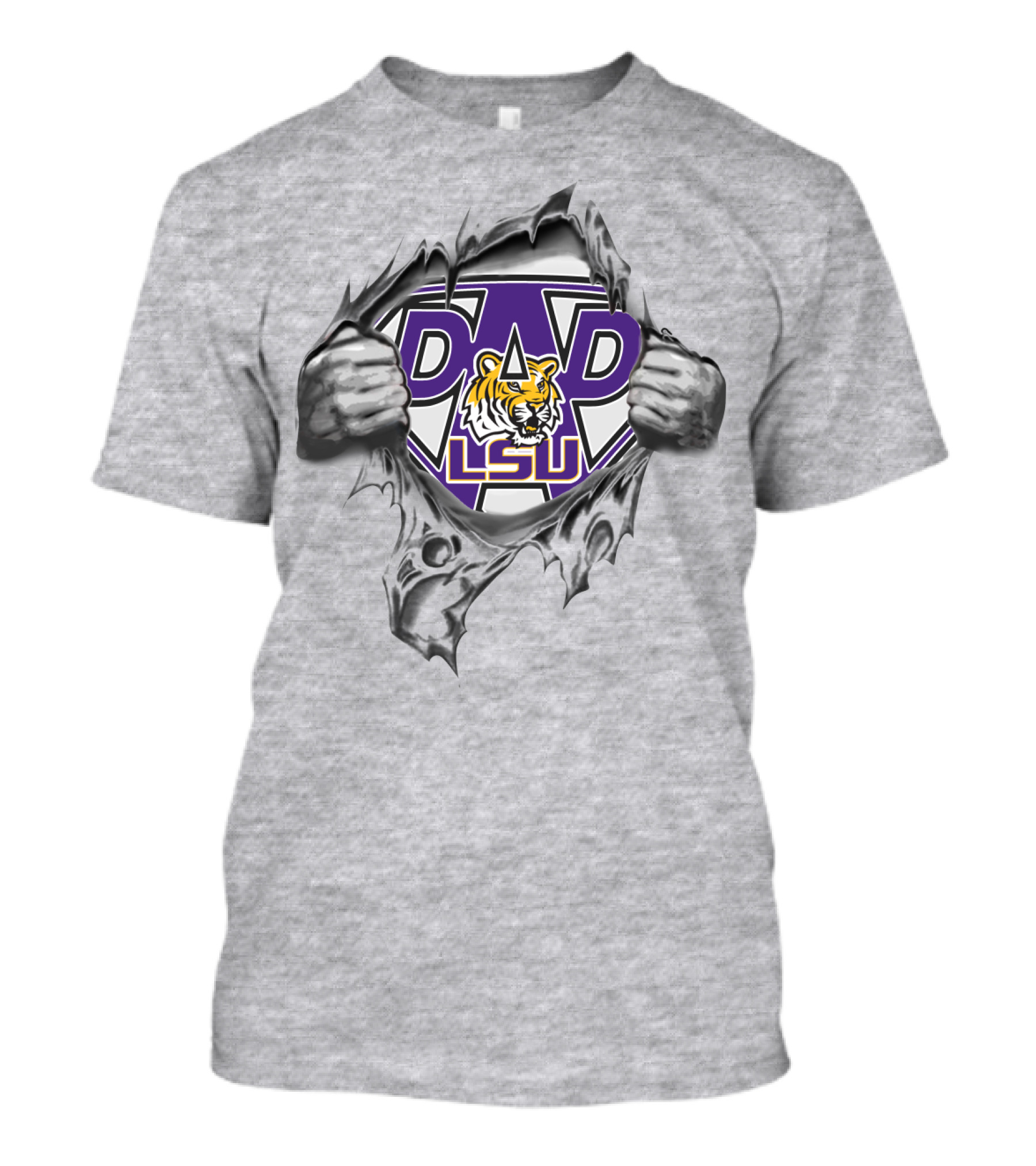 LSU Tigers Super Dad T-Shirt