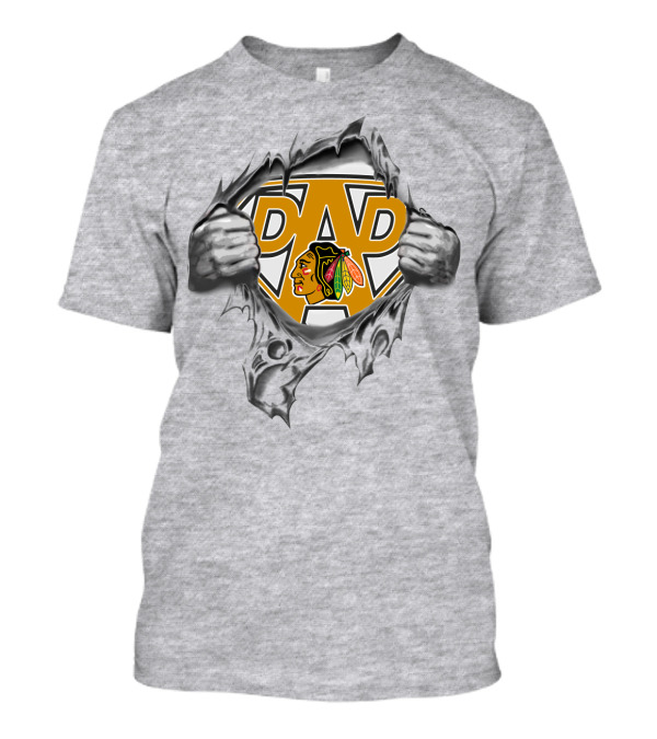 Chicago Blackhawks Super Dad T-Shirt