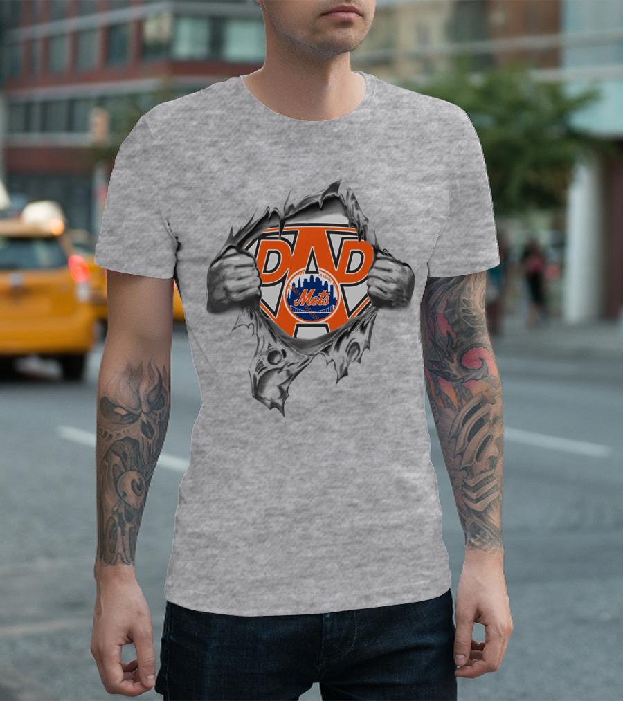 New York Mets Super Dad T-Shirt