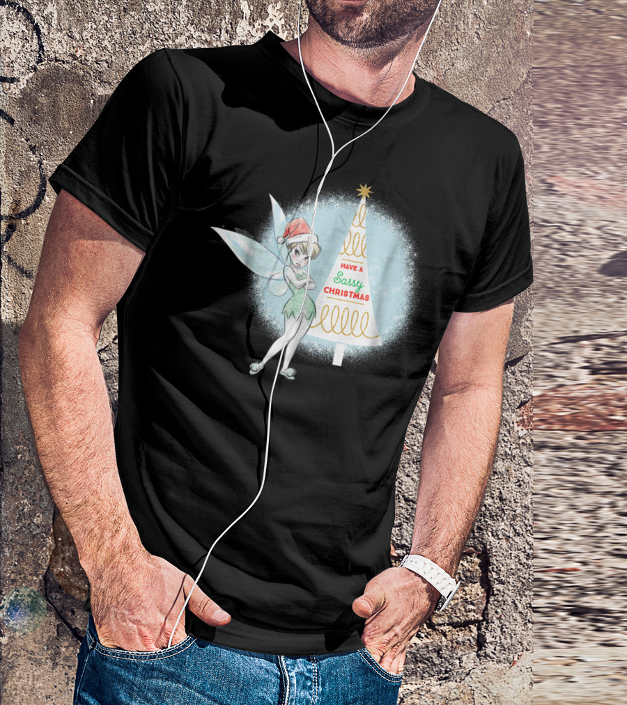 Disney Tinker Bell Have A Sassy Christmas Holiday T-Shirt