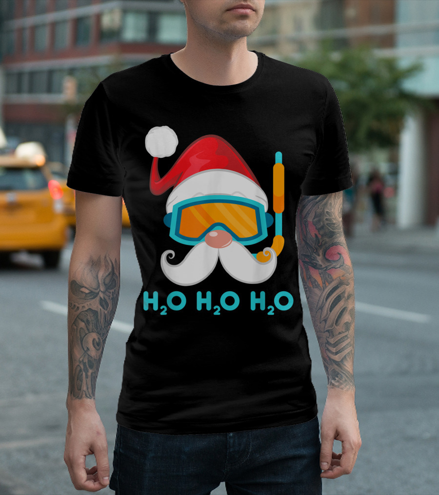Santa Claus H2O Snorkeling Lover T-Shirt