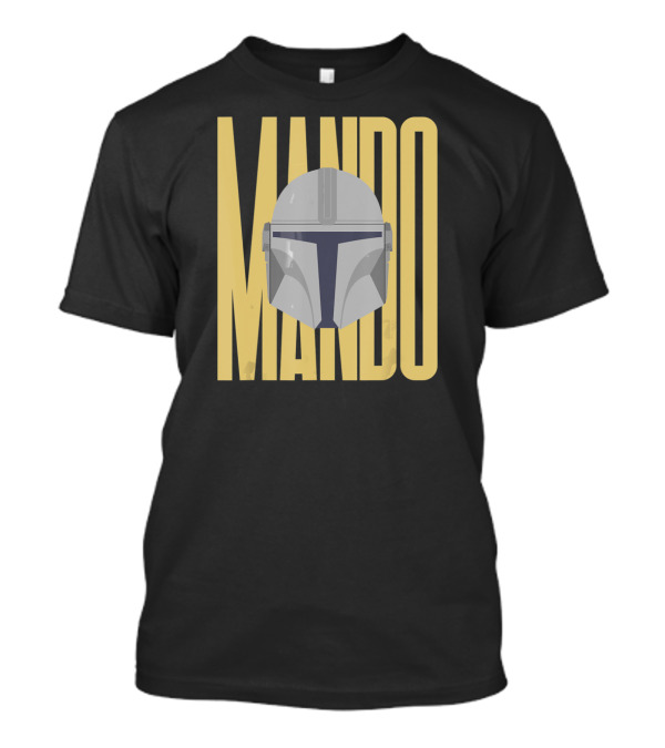 Mando Helmet Star Wars The Mandalorian Merch T-Shirt