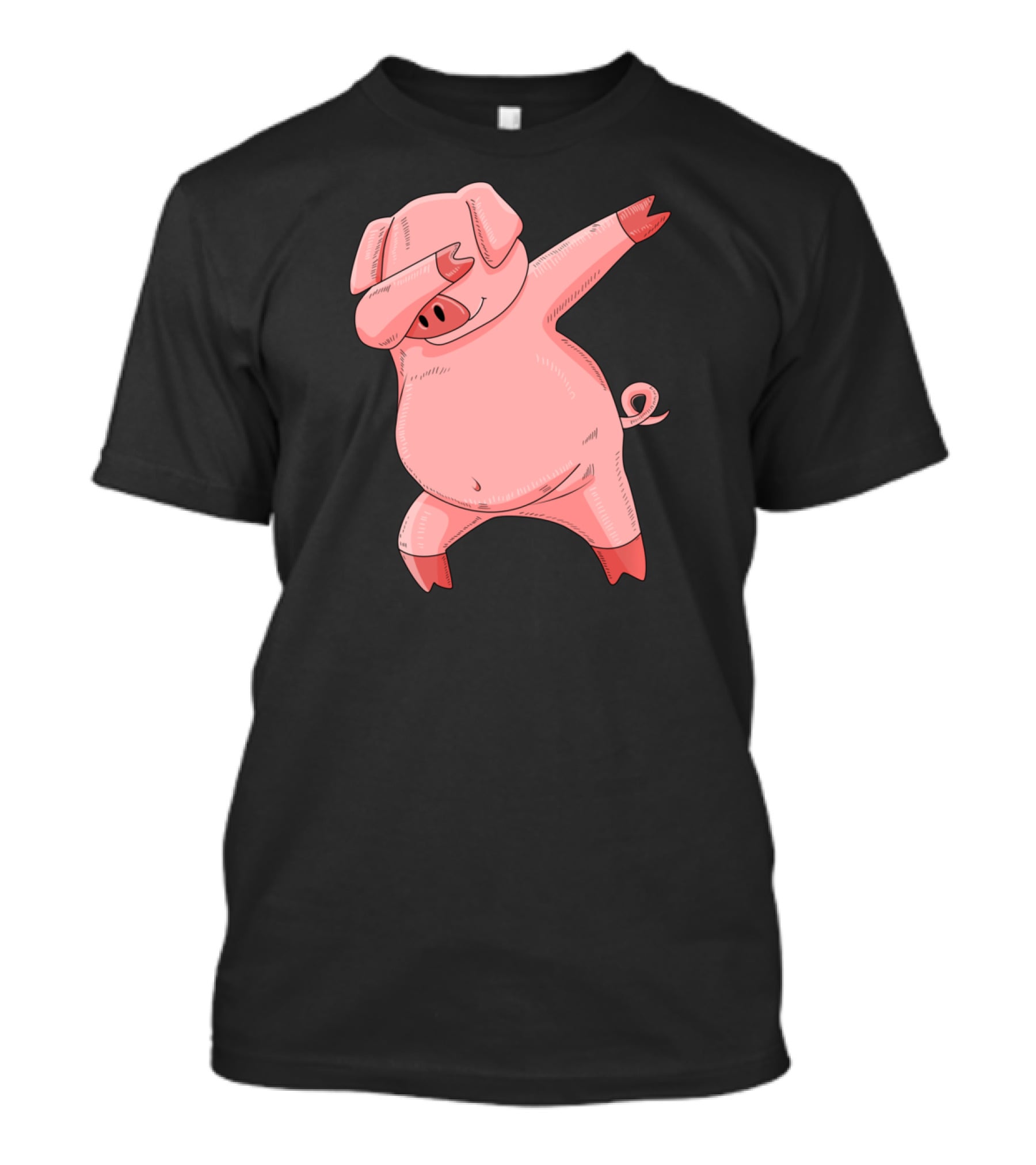 Dabbing Piglet Farmer Pig T-Shirt