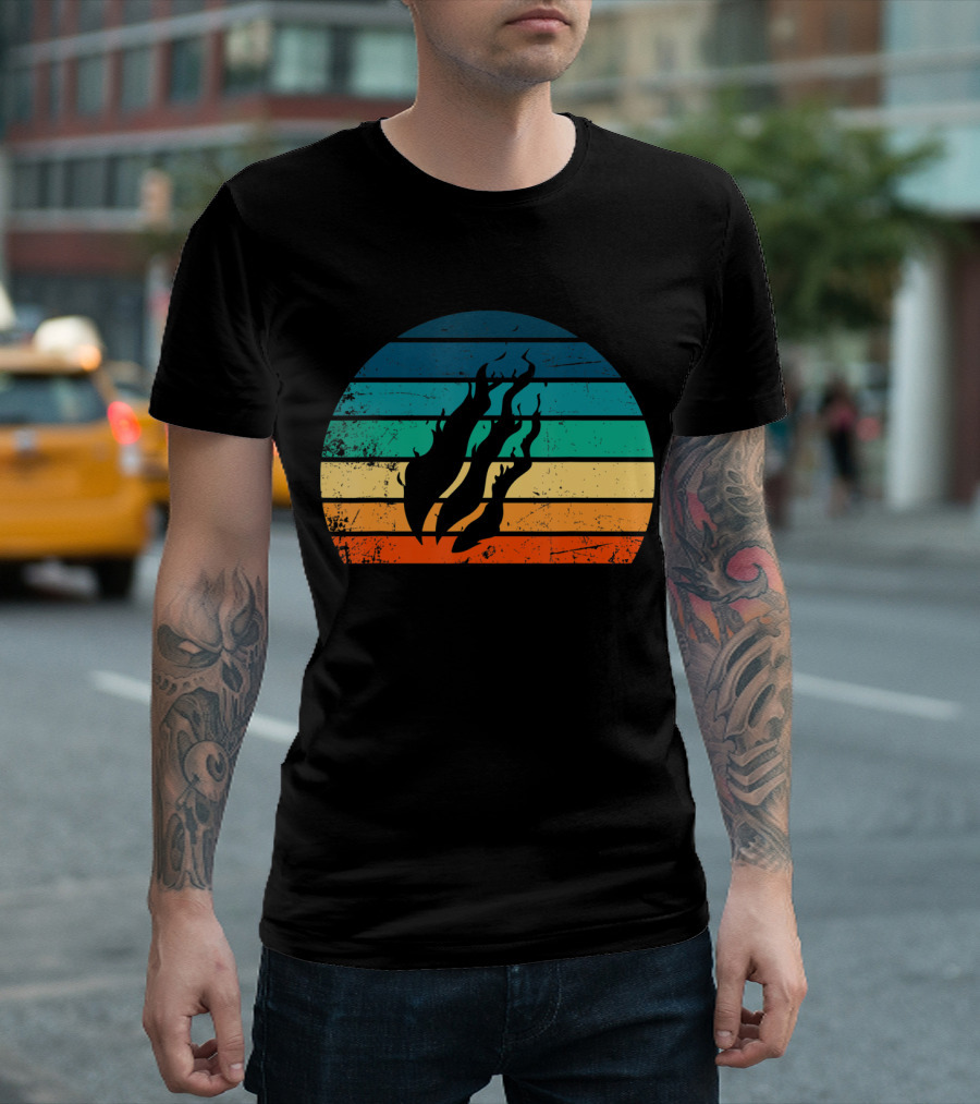 Fire Nation Retro Gamer Stripes T-Shirt