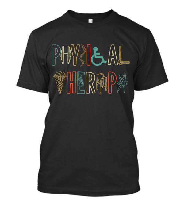 Physical Therapy Therapist Symbolic Iconography T-Shirt